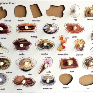 Alphabet Food With Knob